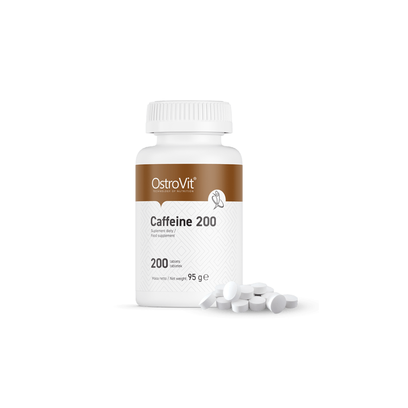Ingrijire personala si Cosmetice - Sanatate si wellness - Suplimente alimentare - Vitamine si minerale - OstroVit Caffeine 200 mg 200 Tablete, inlocuitor cafea - Infinity.ro