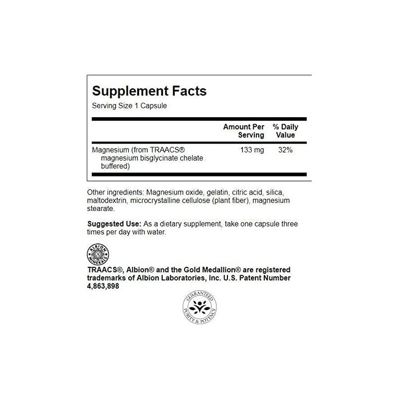 Ingrijire personala si Cosmetice - Sanatate si wellness - Suplimente alimentare - Vitamine si minerale - Swanson Albion Magnesium 133 mg 90 Capsule - Infinity.ro