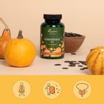 Ingrijire personala si Cosmetice - Sanatate si wellness - Suplimente alimentare - Vitamine si minerale - Vegavero Organic Pumpkin Seed Oil 500mg, 180 Capsule (Ulei din seminte de dovleac) - Infinity.ro