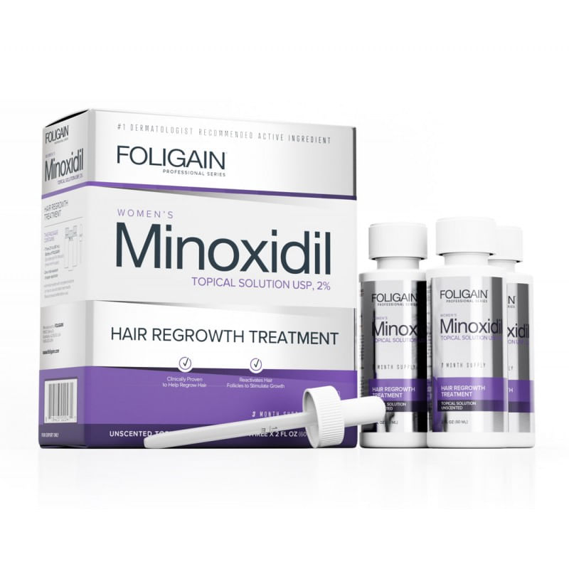 Ingrijire personala si Cosmetice - Sanatate si wellness - Suplimente alimentare - Vitamine si minerale - FOLIGAIN MINOXIDIL 2%, Regenerarea parului pentru femei tratament, 3 luni - Infinity.ro