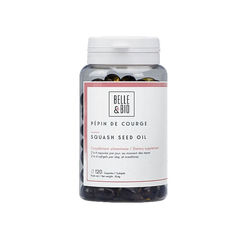 Ingrijire personala si Cosmetice - Sanatate si wellness - Suplimente alimentare - Vitamine si minerale - Belle&Bio Ulei seminte dovleac 120 capsule, Pentru prostata - Infinity.ro