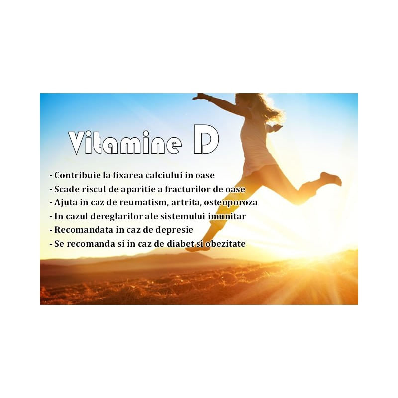 Ingrijire personala si Cosmetice - Sanatate si wellness - Suplimente alimentare - Vitamine si minerale - Vitabay Vitamina D3 - 20.000 UI - 360 Tablete vegane - Infinity.ro