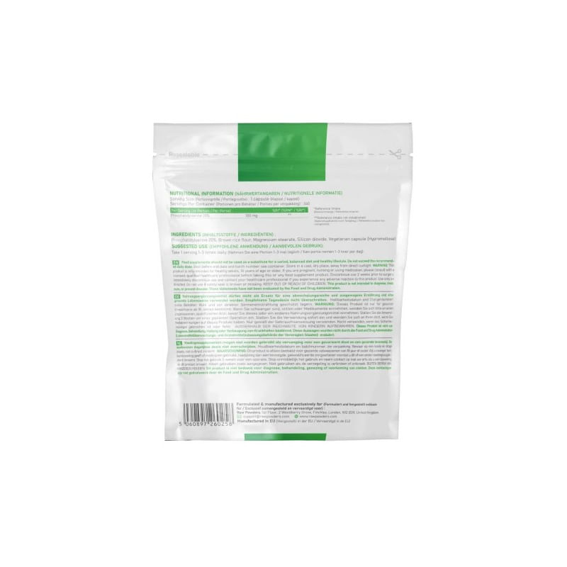 Ingrijire personala si Cosmetice - Sanatate si wellness - Suplimente alimentare - Vitamine si minerale - Raw Powders Phosphatidylserine (Fosfatidilserina) 100 mg - 240 Capsule - Infinity.ro