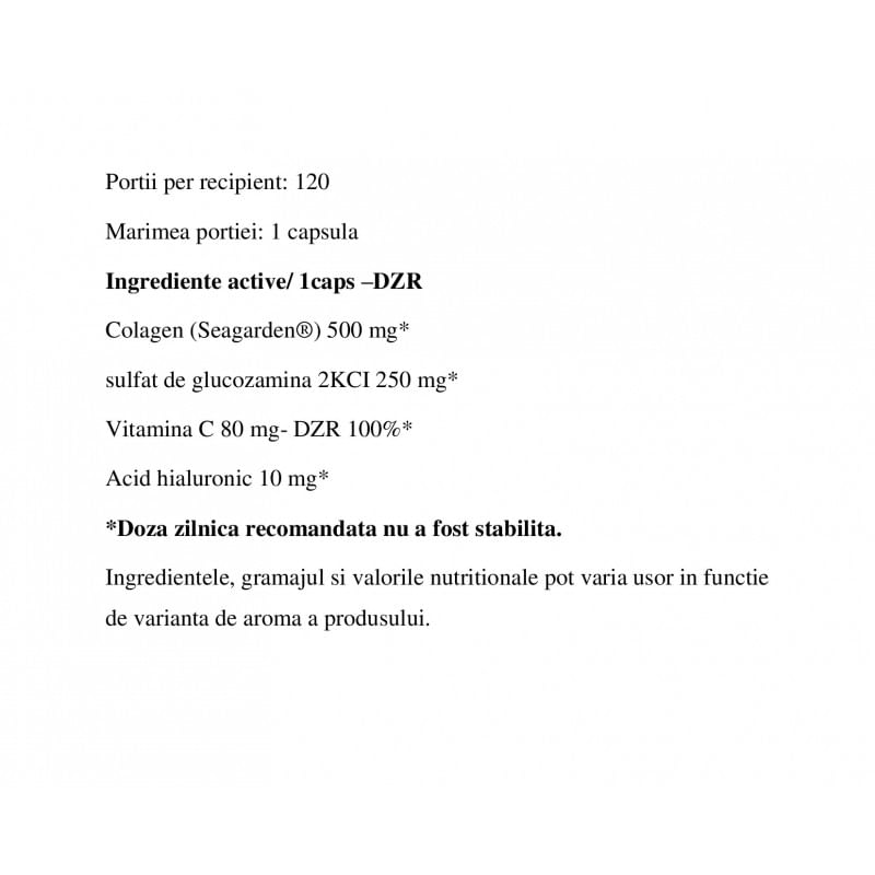 Ingrijire personala si Cosmetice - Sanatate si wellness - Suplimente alimentare - Vitamine si minerale - Wish Collagen Complex (Seagarden) - 120 Capsule - Infinity.ro