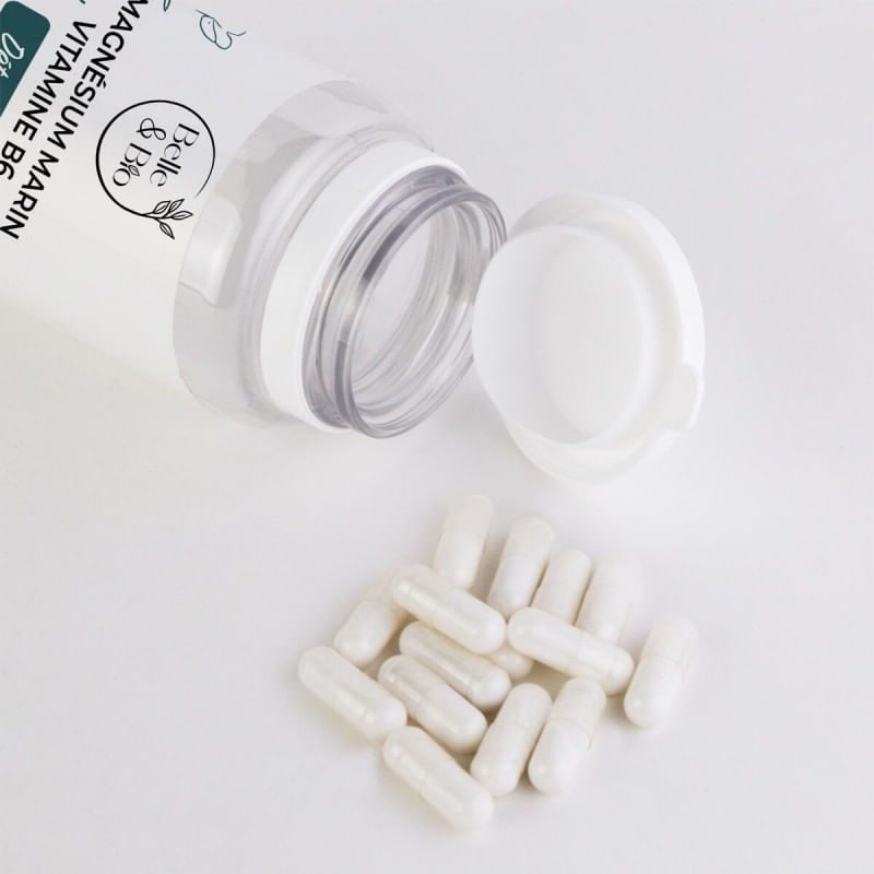 Ingrijire personala si Cosmetice - Sanatate si wellness - Suplimente alimentare - Vitamine si minerale - Belle&Bio Magneziu marin + Vitamina B6, 120 capsule - Infinity.ro