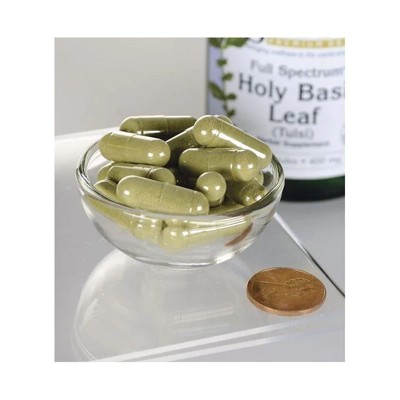 Ingrijire personala si Cosmetice - Sanatate si wellness - Suplimente alimentare - Vitamine si minerale - Swanson Holy Basil Leaf (Sfantul Busuioc) 400mg - 120 Capsule - Infinity.ro