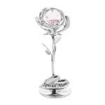 Casa si Gradina - Decoratiuni - Obiecte decorative - Accesorii decorative - Ornament trandafir cu cristal Swarovski Special Mum - Infinity.ro