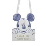 Casa si Gradina - Decoratiuni - Obiecte decorative - Decoratiuni camera copilului - Placuta decorativa pentru camera bebelusului dream big Mickey Mouse - Infinity.ro