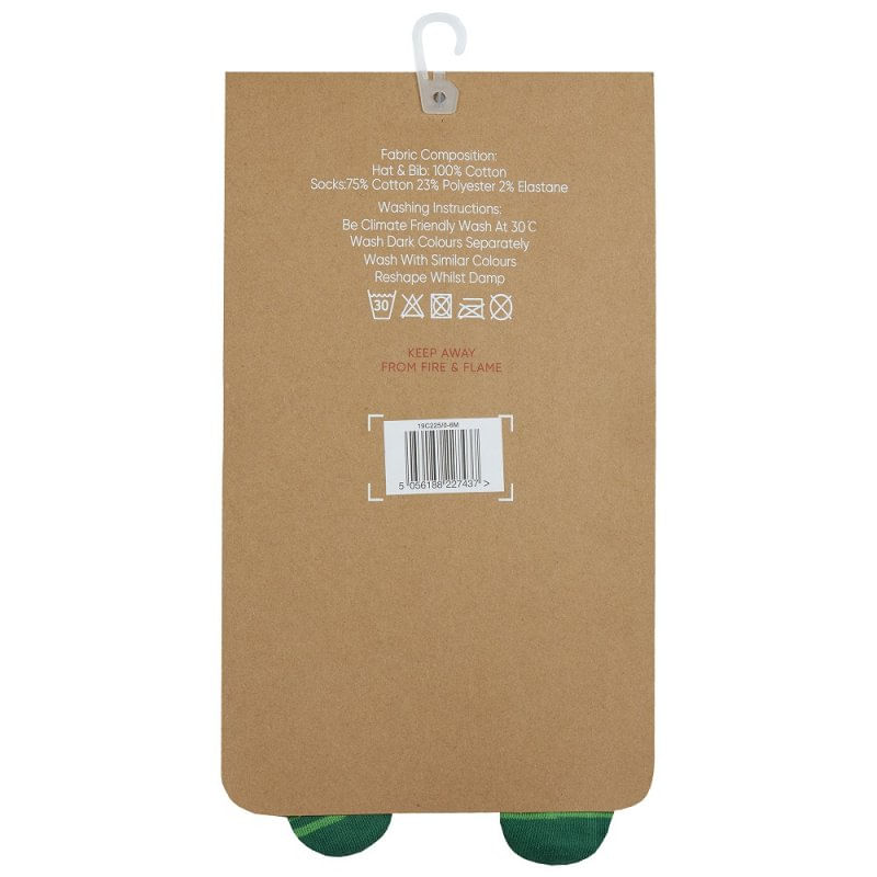 Fashion, accesorii si bijuterii - Copii - Articole botez - Trusouri si accesorii botez - Set cadou bebe 3 piese model dinozaur - Infinity.ro