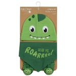 Fashion, accesorii si bijuterii - Copii - Articole botez - Trusouri si accesorii botez - Set cadou bebe 3 piese model dinozaur - Infinity.ro