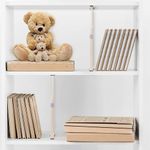 Casa si Gradina - Mobilier - Organizare si depozitare - Organizatoare pentru sertare si dulapuri - Set 4 organizatoare reglabile pentru sertar,Quasar & Co.®,antialunecare/blocare,extensibile, h 10cm,38-54cm,plastic,alb - Infinity.ro