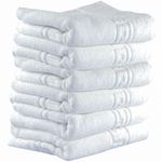 Casa si Gradina - Textile si covoare - Textile baie - Prosoape - Set 12 prosoape baie fata Quasar & Co.®, 50 x 90 cm, 600 g/mp, hotel quality, 100% bumbac, alb - Infinity.ro