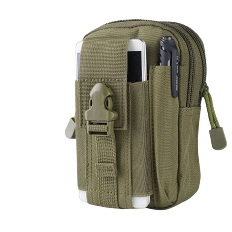Sport si Outdoor - Echipament Sportiv - Accesorii echipament sportiv - Genti si borsete fitness - Husa tactica militara IdeallStore®, Trooper Reach, poliester, capacitate 1 l, 18 cm, verde - Infinity.ro
