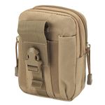 Sport si Outdoor - Echipament Sportiv - Accesorii echipament sportiv - Genti si borsete fitness - Husa tactica militara IdeallStore®, Trooper Reach, poliester, capacitate 1 l, 18 cm, bej - Infinity.ro