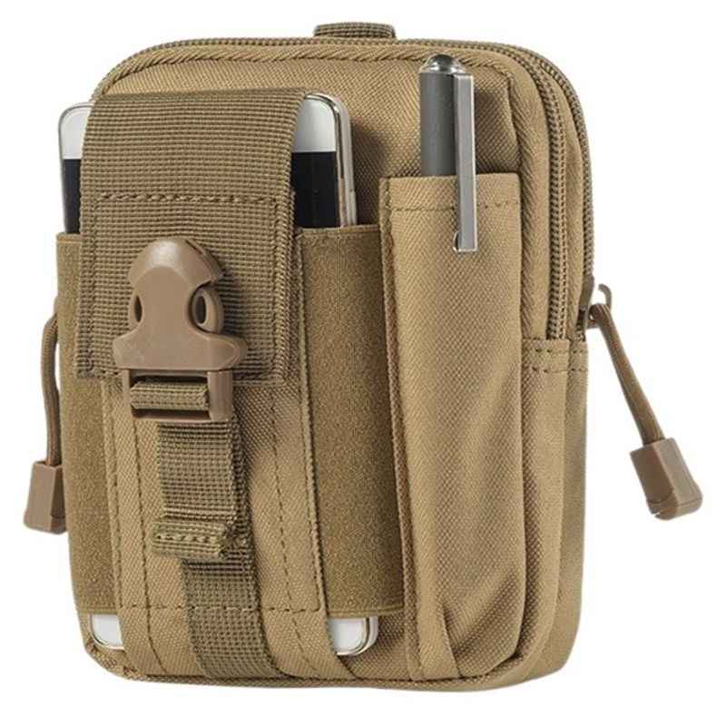 Sport si Outdoor - Echipament Sportiv - Accesorii echipament sportiv - Genti si borsete fitness - Husa tactica militara IdeallStore®, Trooper Reach, poliester, capacitate 1 l, 18 cm, bej - Infinity.ro