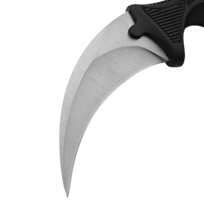 Sport si Outdoor - Camping - Cutite, bricege si accesorii - Cutite si bricege - Cutit de vanatoare IdeallStore®, Claw Assault, 19 cm, argintiu, teaca inclusa - Infinity.ro