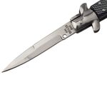 Sport si Outdoor - Camping - Cutite, bricege si accesorii - Cutite si bricege - Briceag de vanatoare IdeallStore®, Italian Stance, otel inoxidabil, 20.5 cm, gri, husa inclusa - Infinity.ro