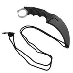 Sport si Outdoor - Camping - Cutite, bricege si accesorii - Cutite si bricege - Cutit de vanatoare IdeallStore®, Claw Assault, 19 cm, argintiu, teaca inclusa - Infinity.ro