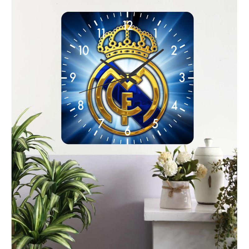 Casa si Gradina - Decoratiuni - Ceasuri - Ceas de perete Real Madrid, 30 x 30 cm - Infinity.ro
