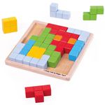 Jucarii, Copii si Bebe - Jucarii si jocuri - Jucarii & jocuri educative - Jocuri de memorie si inteligenta - Joc de logica - Puzzle colorat tip tetris - Infinity.ro