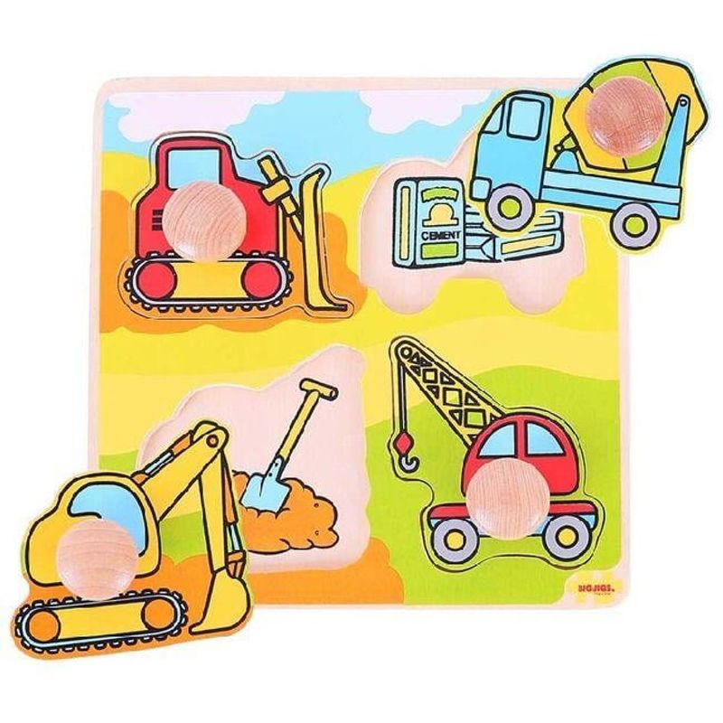 Jucarii, Copii si Bebe - Jucarii si jocuri - Jocuri si puzzle - Puzzle - Primul meu puzzle - Santierul de constructii - Infinity.ro