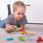 Jucarii, Copii si Bebe - Jucarii si jocuri - Jucarii & jocuri educative - Jocuri de memorie si inteligenta - Joc de logica - Puzzle colorat tip tetris - Infinity.ro