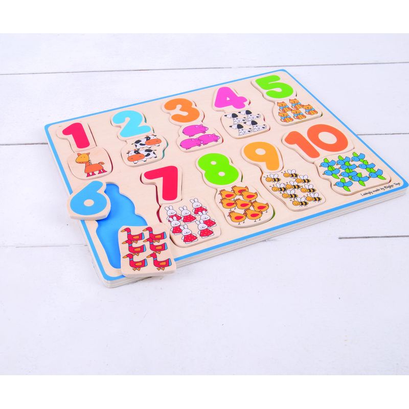 Jucarii, Copii si Bebe - Jucarii si jocuri - Jocuri si puzzle - Puzzle - Puzzle - numere si culori - Infinity.ro