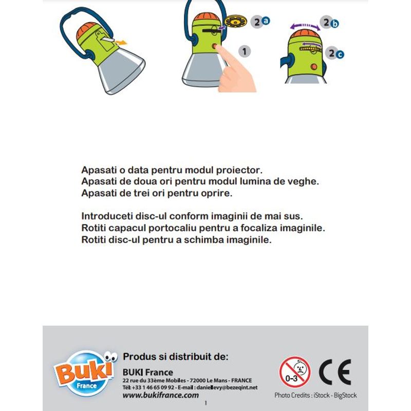 Jucarii, Copii si Bebe - Jucarii si jocuri - Jucarii & jocuri educative - Jucarii interactive - Lanterna 3-in-1 - Micul Explorator - Infinity.ro