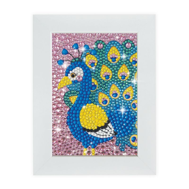 Jucarii, Copii si Bebe - Jucarii si jocuri - Jucarii & jocuri educative - Seturi de artizanat - Glitters Paun - Set Creativ cu 600 Margele - Infinity.ro