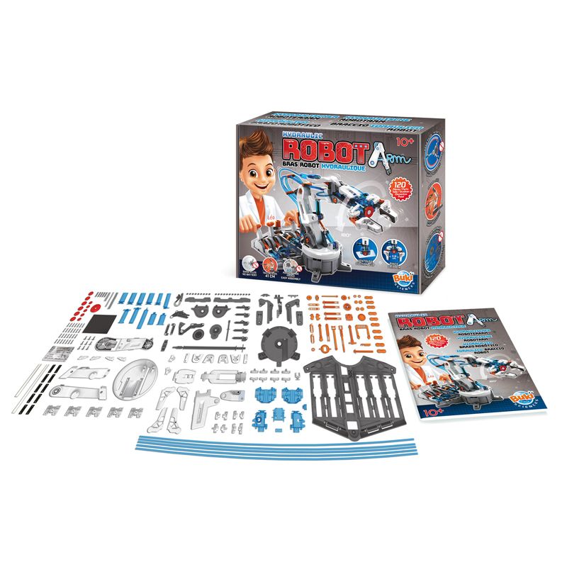 Jucarii, Copii si Bebe - Jucarii si jocuri - Seturi de constructie si cuburi - Seturi de constructie - Brat hidraulic cu manete de control - Set inginerie pentru copii - Infinity.ro