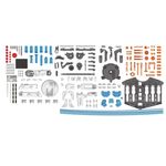 Jucarii, Copii si Bebe - Jucarii si jocuri - Seturi de constructie si cuburi - Seturi de constructie - Brat hidraulic cu manete de control - Set inginerie pentru copii - Infinity.ro