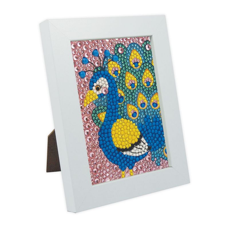 Jucarii, Copii si Bebe - Jucarii si jocuri - Jucarii & jocuri educative - Seturi de artizanat - Glitters Paun - Set Creativ cu 600 Margele - Infinity.ro