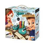 Jucarii, Copii si Bebe - Jucarii si jocuri - Jucarii & jocuri educative - Seturi de artizanat - Atelier Profesional de Gravura pentru copii - Set indemanare - Infinity.ro