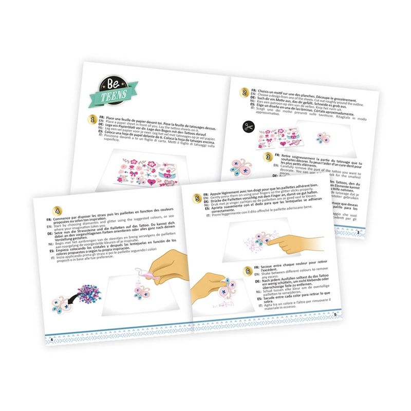 Jucarii, Copii si Bebe - Jucarii si jocuri - Jucarii de rol - Frumusete, bijuterii si accesorii fetite - Tatuaje cu sclipici - Infinity.ro