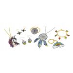 Jucarii, Copii si Bebe - Jucarii si jocuri - Jucarii & jocuri educative - Seturi de artizanat - Bijuterii de colorat Crazy - Infinity.ro