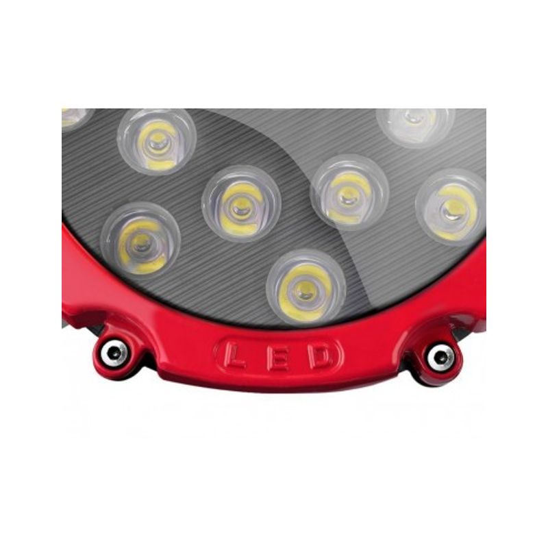 Auto si Moto - Electrice auto - Iluminare si semnalizare - Becuri auto - Proiector LED Auto Offroad 51W/12V-24V, 3740 Lumeni, Rosu, Spot Beam 30 Grade - Infinity.ro