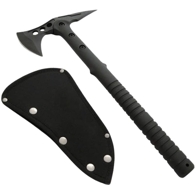 Sport si Outdoor - Camping - Cutite, bricege si accesorii - Cutite si bricege - Set Topor Ideallstore®, Tactical Spirit, 40 cm, teaca inclusa si briceag de vanatoare AK - Infinity.ro