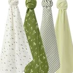 Casa si Gradina - Textile si covoare - Pături și cuverturi - Paturici copii - Set 4 paturici subtiri din bumbac pentru bebelusi - unisex - Infinity.ro