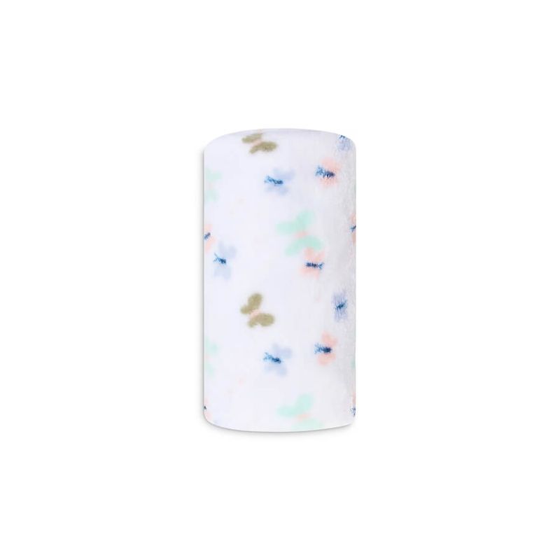 Casa si Gradina - Textile si covoare - Pături și cuverturi - Paturici copii - Paturica din fleece pentru bebelusi - model fluturasi - Infinity.ro
