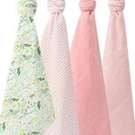 Casa si Gradina - Textile si covoare - Pături și cuverturi - Paturici copii - Set 4 paturici subtiri din bumbac pentru bebelusi - Infinity.ro