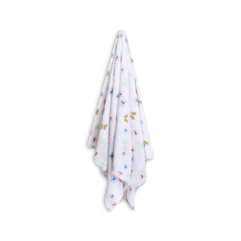 Casa si Gradina - Textile si covoare - Pături și cuverturi - Paturici copii - Paturica din fleece pentru bebelusi - model fluturasi - Infinity.ro