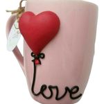 Casa si Gradina - Bucatarie si vesela - Cani si pahare - Cani si cesti - Cana personalizata cu lut polimeric Fimo "Love", handmade - Infinity.ro