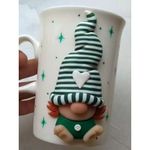 Casa si Gradina - Bucatarie si vesela - Cani si pahare - Cani si cesti - Cana cu lut polimeric Fimo, "Figurina Gnom", handmade - Infinity.ro