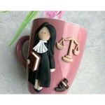 Casa si Gradina - Bucatarie si vesela - Cani si pahare - Cani si cesti - Cana personalizata cu lut polimerica Fimo "Avocat", handmade - Infinity.ro