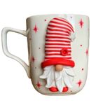 Casa si Gradina - Bucatarie si vesela - Cani si pahare - Cani si cesti - Cana de Craciun cu lut polimeric Fimo, "Gnom de Craciun", handmade - Infinity.ro