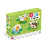 Jucarii, Copii si Bebe - Jucarii si jocuri - Jocuri si puzzle - Puzzle - Puzzle 3 in 1  - Animalutele de la ferma (2,3,4 piese) - Infinity.ro