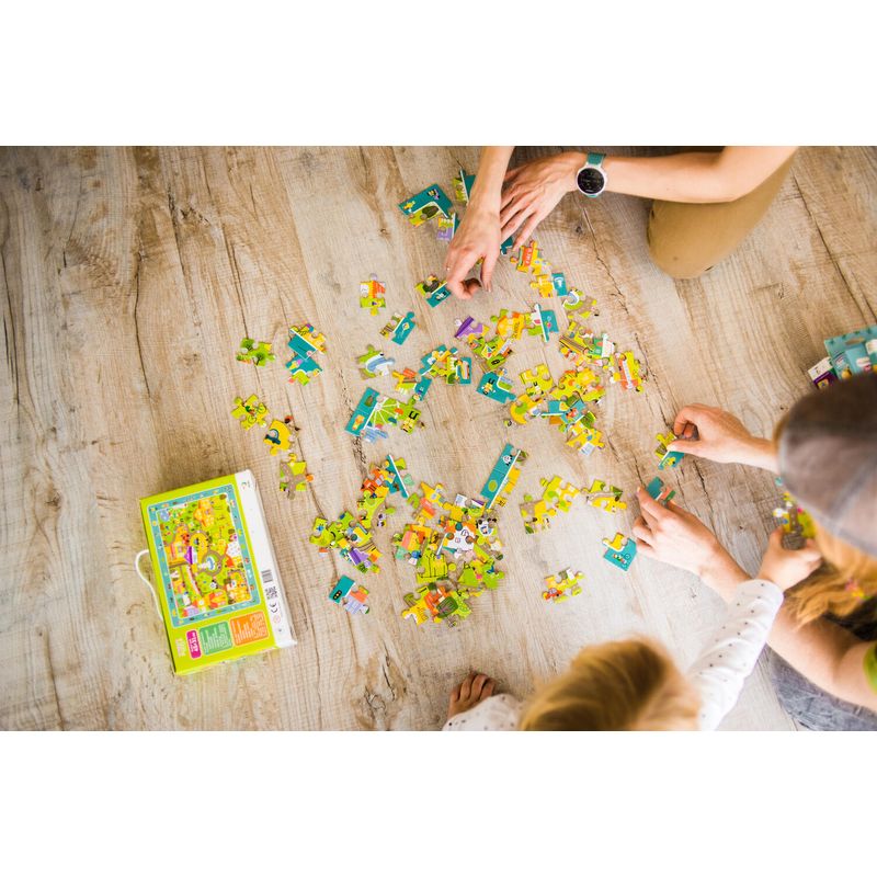 Jucarii, Copii si Bebe - Jucarii si jocuri - Jocuri si puzzle - Puzzle - Puzzle - Orasul (80 piese) - Infinity.ro
