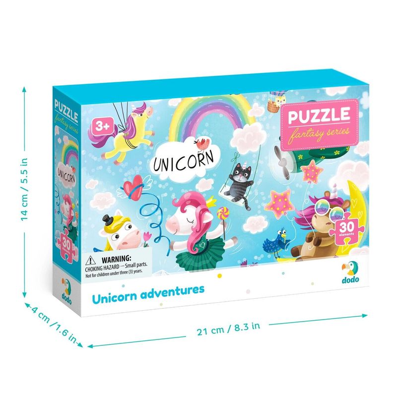 Jucarii, Copii si Bebe - Jucarii si jocuri - Jocuri si puzzle - Puzzle - Puzzle - Aventurile magice ale unicornilor (30 piese) - Infinity.ro