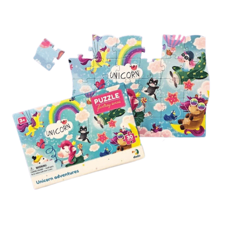 Jucarii, Copii si Bebe - Jucarii si jocuri - Jocuri si puzzle - Puzzle - Puzzle - Aventurile magice ale unicornilor (30 piese) - Infinity.ro