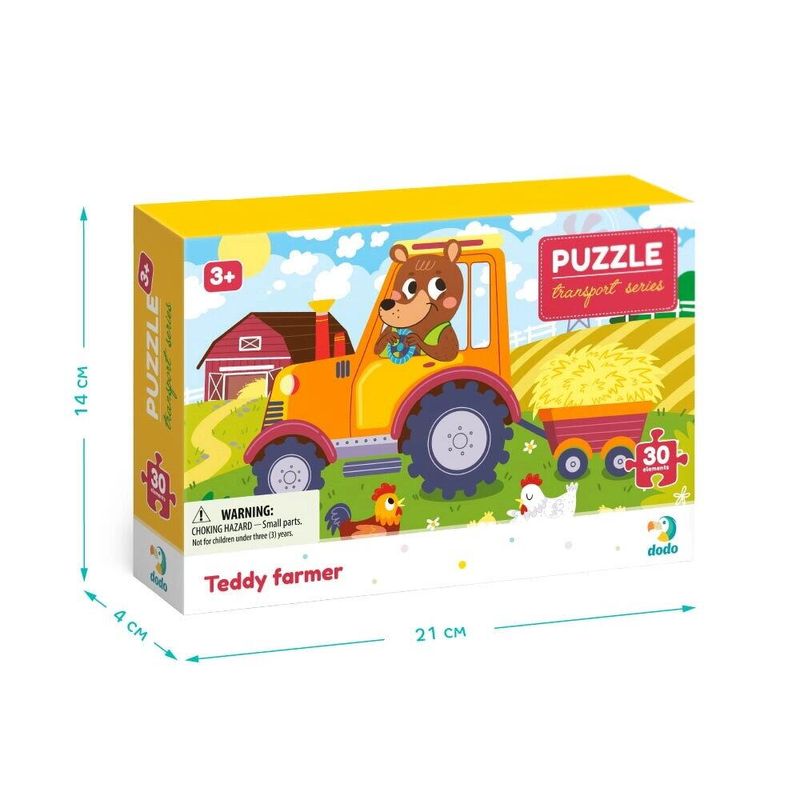Jucarii, Copii si Bebe - Jucarii si jocuri - Jocuri si puzzle - Puzzle - Puzzle - Ursuletul la ferma (30 piese) - Infinity.ro